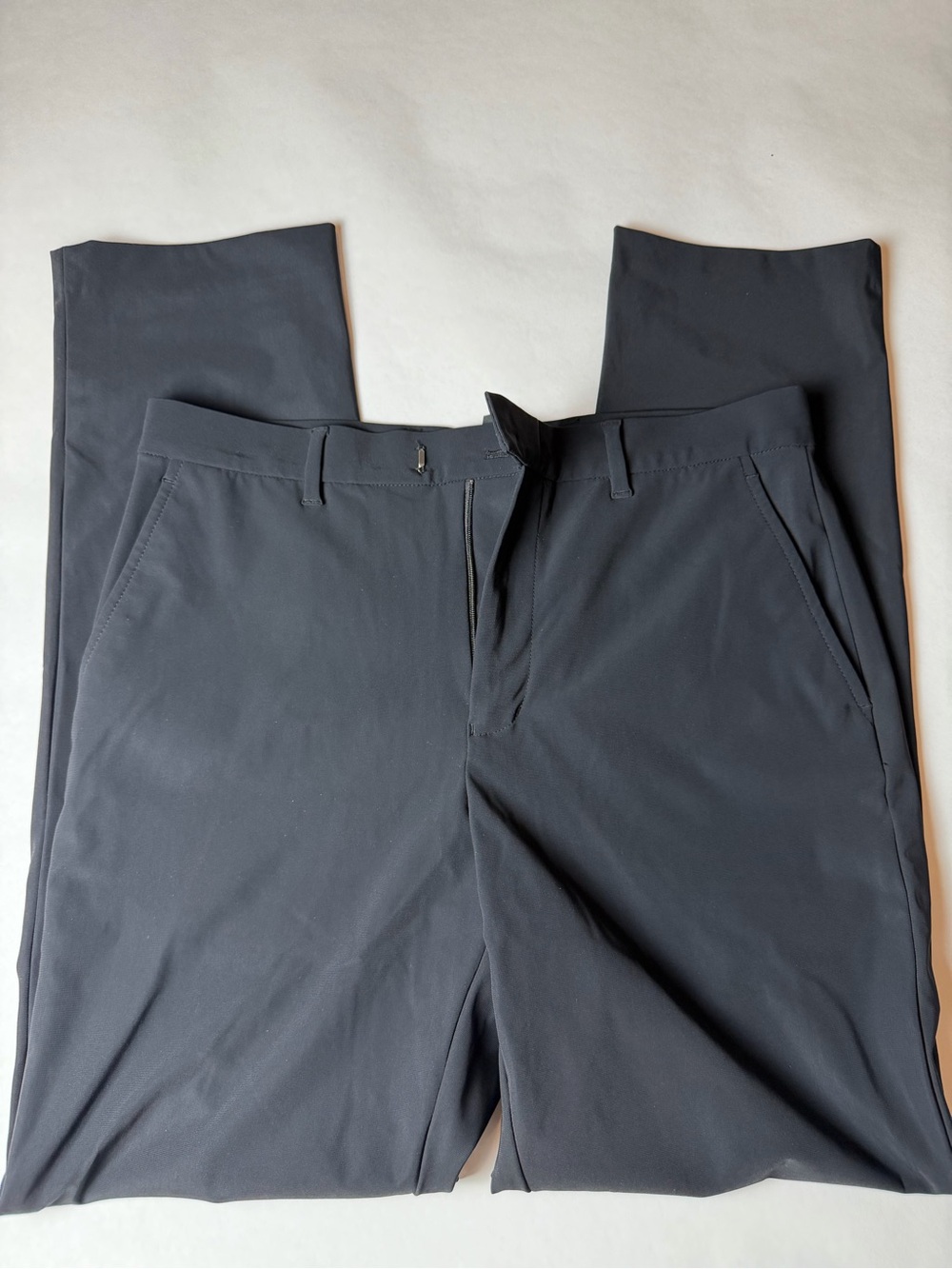 Alfani Black Stretch Flat Front Dress Pants Women’s 32x32